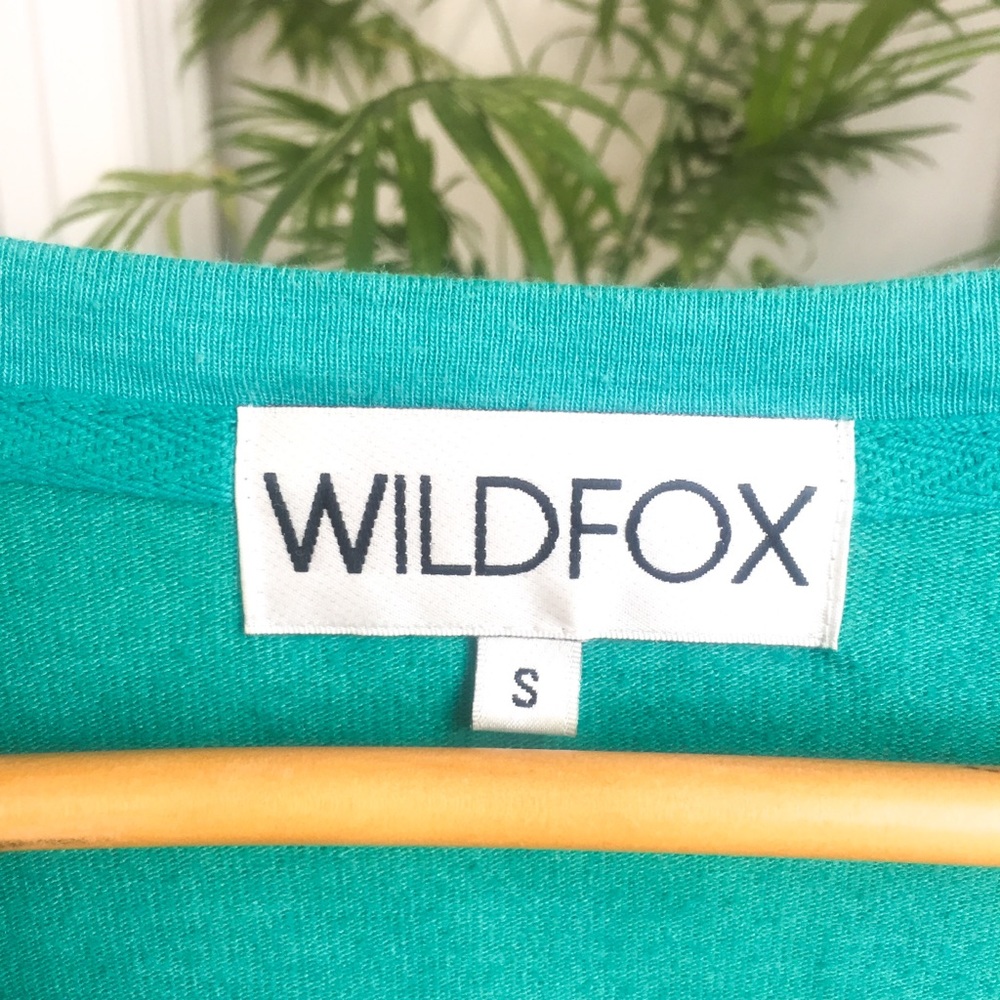 Wildfox Sparkle Heart V- Neck Sweater - Picture 6 of 6